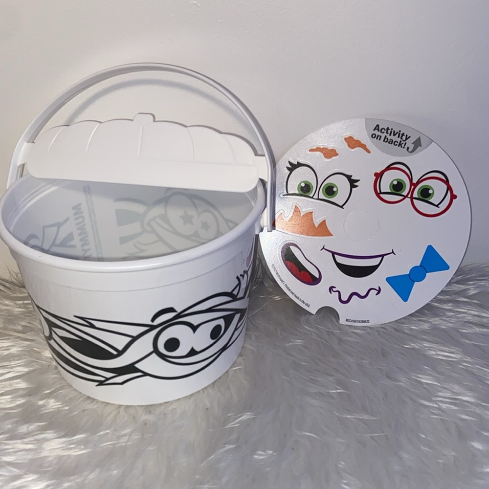 McDonald’s Mummy Boo Bucket with Activity Sheet 👻